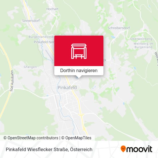 Pinkafeld Wiesflecker Straße Karte
