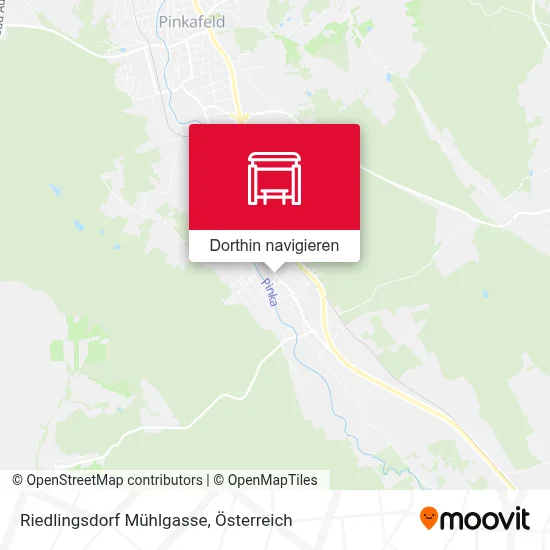 Riedlingsdorf Mühlgasse Karte