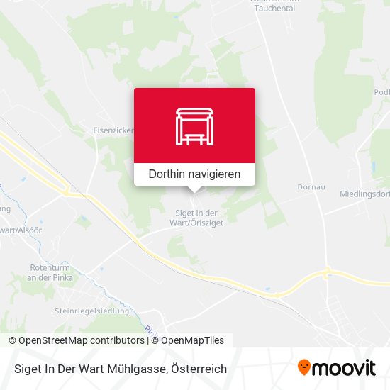 Siget In Der Wart Mühlgasse Karte