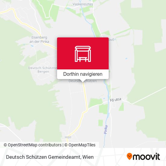 Deutsch Schützen Gemeindeamt Karte