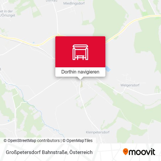 Großpetersdorf Bahnstraße Karte