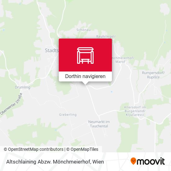Altschlaining Abzw. Mönchmeierhof Karte