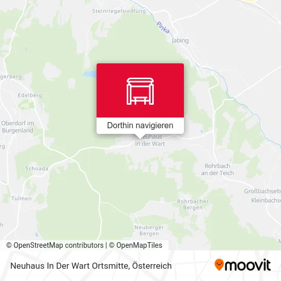Neuhaus In Der Wart Ortsmitte Karte