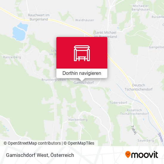 Gamischdorf West Karte