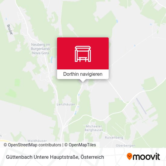 Güttenbach Untere Hauptstraße Karte