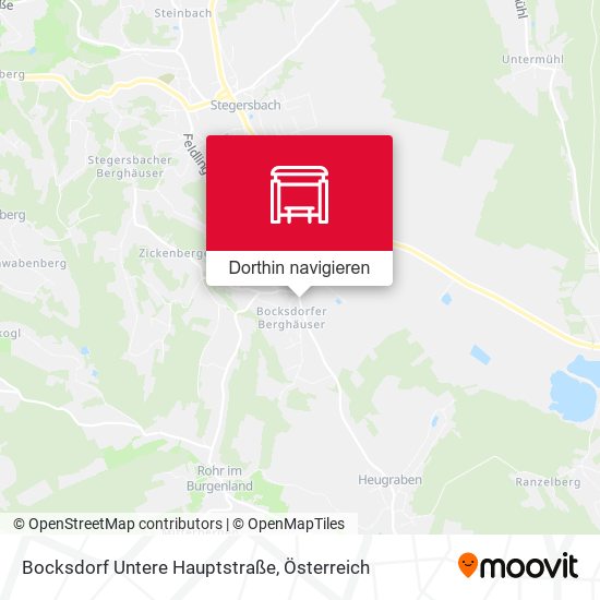 Bocksdorf Untere Hauptstraße Karte