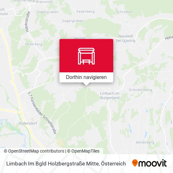 Limbach Im Bgld Holzbergstraße Mitte Karte