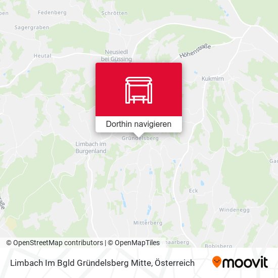Limbach Im Bgld Gründelsberg Mitte Karte