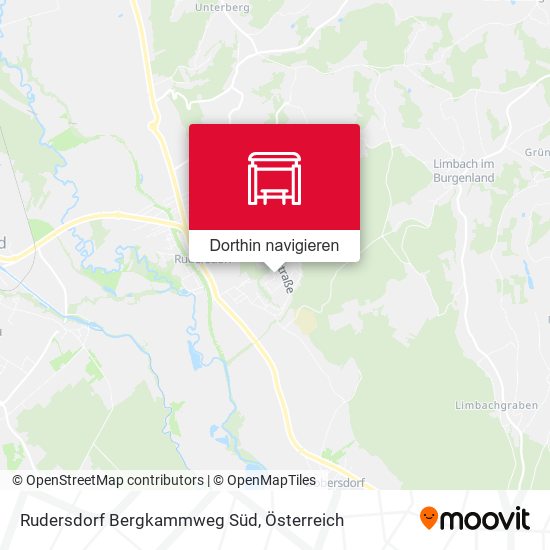 Rudersdorf Bergkammweg Süd Karte