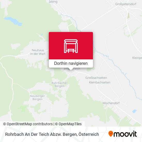 Rohrbach An Der Teich Abzw. Bergen Karte