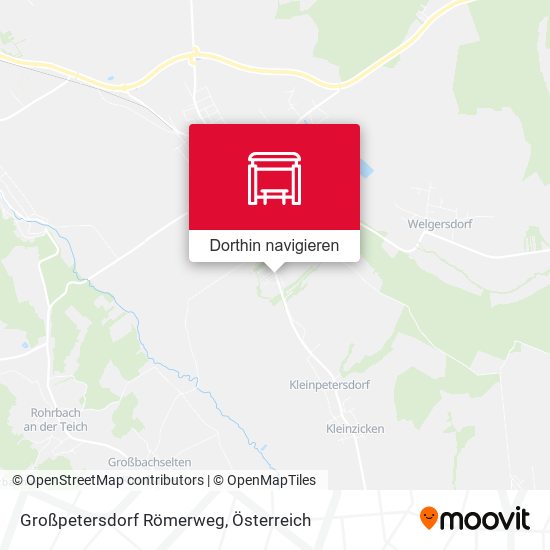 Großpetersdorf Römerweg Karte