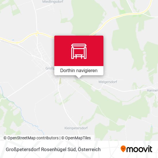 Großpetersdorf Rosenhügel Süd Karte