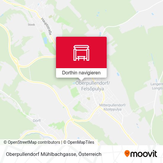 Oberpullendorf Mühlbachgasse Karte