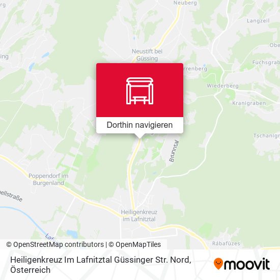 Heiligenkreuz Im Lafnitztal Güssinger Str. Nord Karte