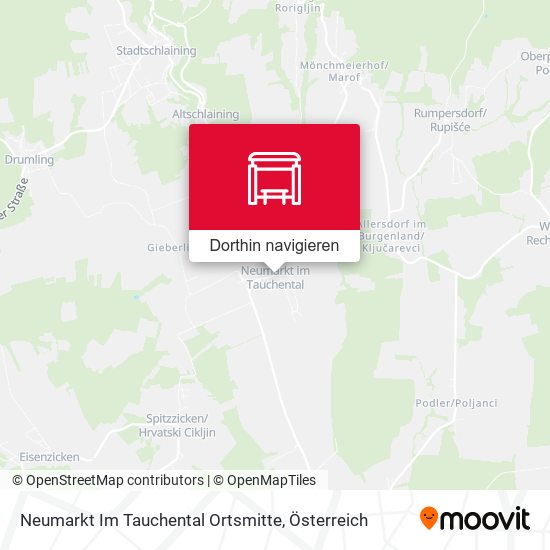 Neumarkt Im Tauchental Ortsmitte Karte