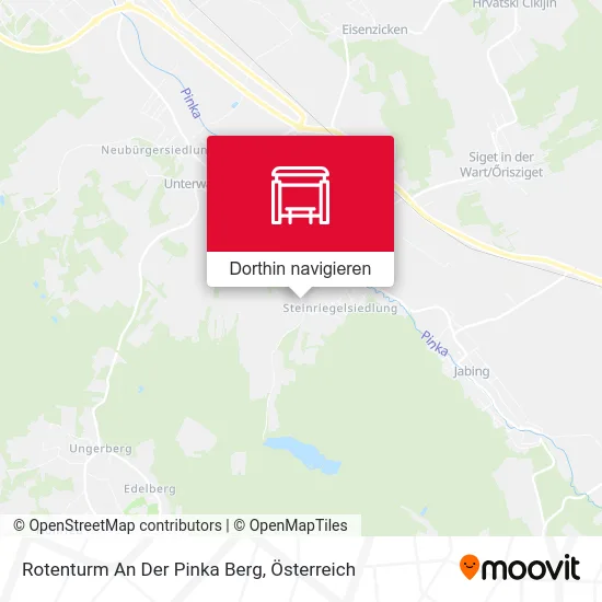 Rotenturm An Der Pinka Berg Karte