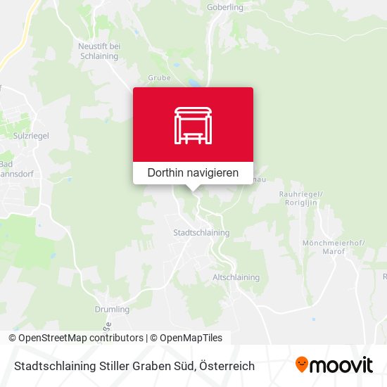 Stadtschlaining Stiller Graben Süd Karte