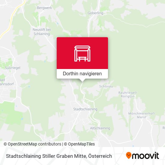 Stadtschlaining Stiller Graben Mitte Karte