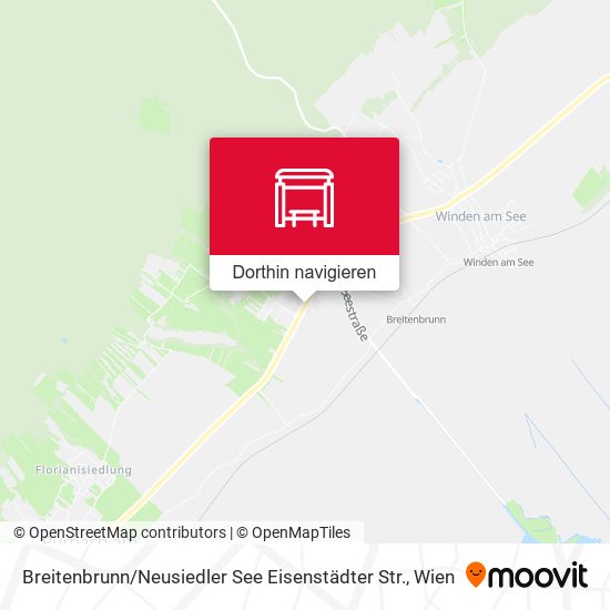 Breitenbrunn / Neusiedler See Eisenstädter Str. Karte