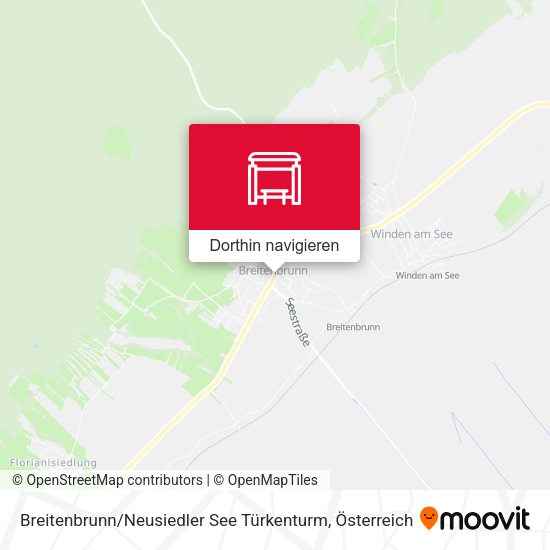 Breitenbrunn / Neusiedler See Türkenturm Karte