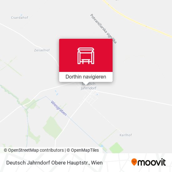 Deutsch Jahrndorf Obere Hauptstr. Karte