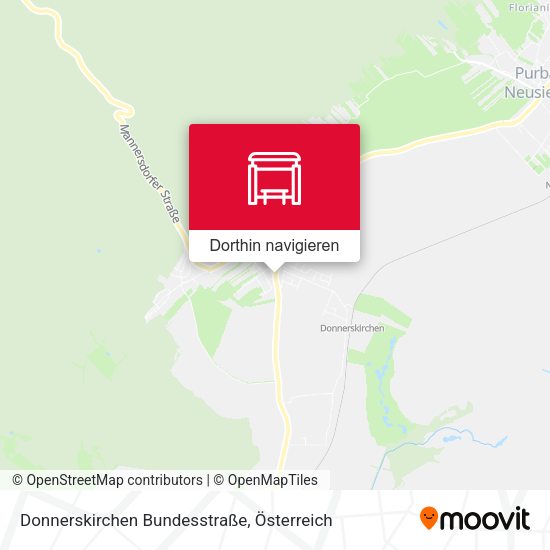 Donnerskirchen Bundesstraße Karte
