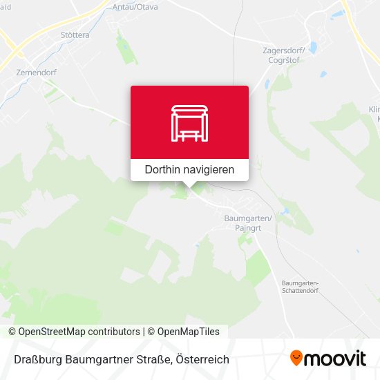 Draßburg Baumgartner Straße Karte