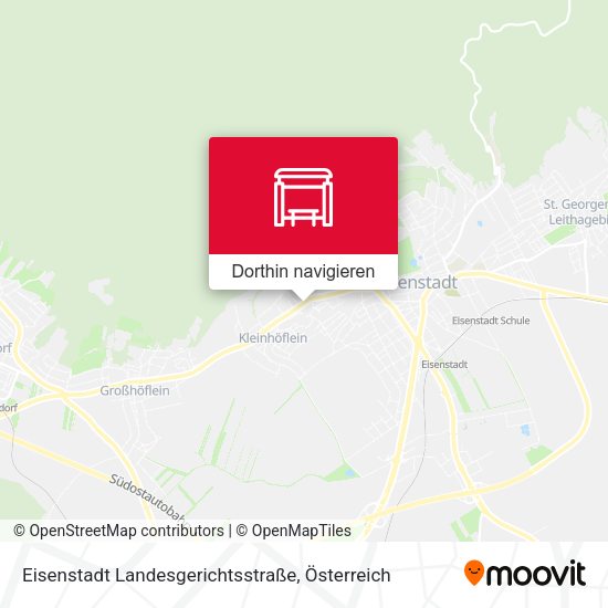 Eisenstadt Landesgerichtsstraße Karte