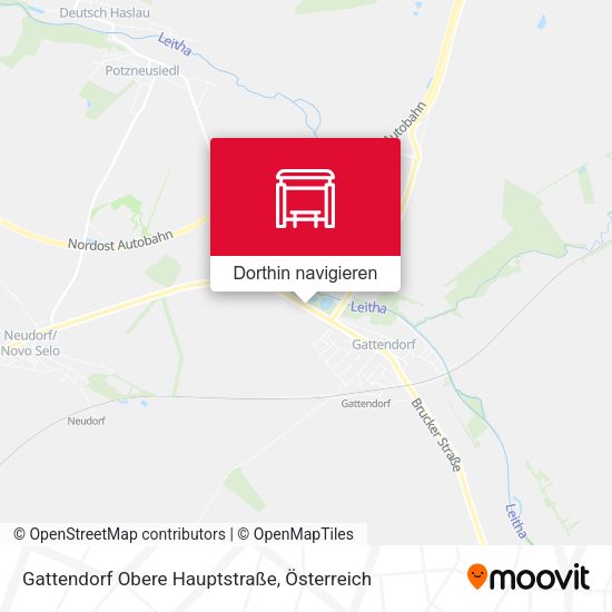 Gattendorf Obere Hauptstraße Karte