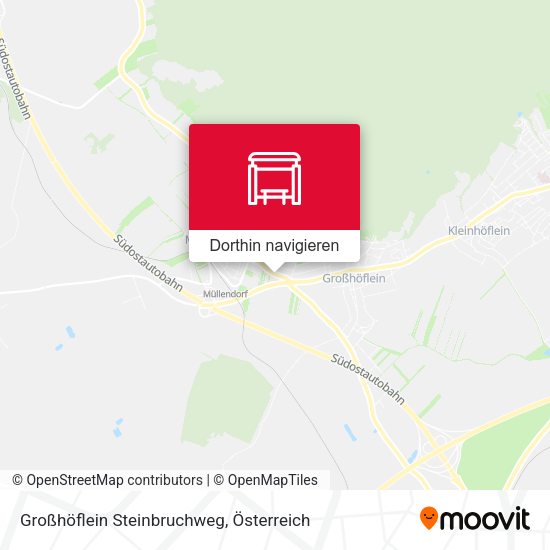 Großhöflein Steinbruchweg Karte