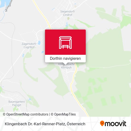 Klingenbach Dr.-Karl-Renner-Platz Karte