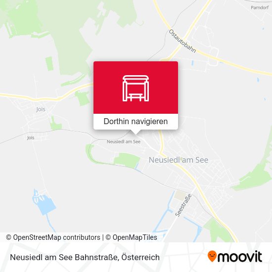 Neusiedl am See Bahnstraße Karte