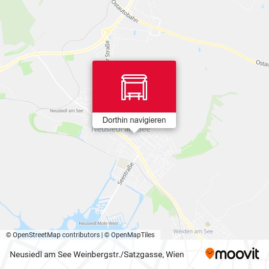 Neusiedl am See Weinbergstr. / Satzgasse Karte
