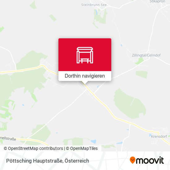 Pöttsching Hauptstraße Karte