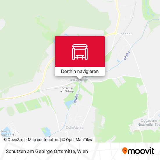Schützen am Gebirge Ortsmitte Karte