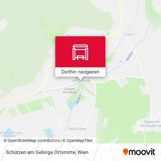 Schützen am Gebirge Ortsmitte Karte