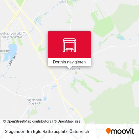 Siegendorf Im Bgld Rathausplatz Karte