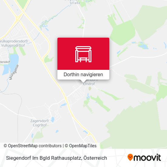 Siegendorf Im Bgld Rathausplatz Karte
