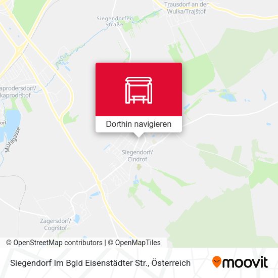 Siegendorf Im Bgld Eisenstädter Str. Karte