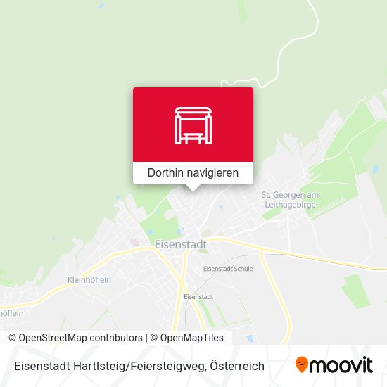 Eisenstadt Hartlsteig / Feiersteigweg Karte