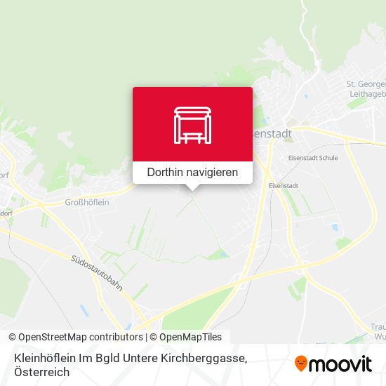Kleinhöflein Im Bgld Untere Kirchberggasse Karte