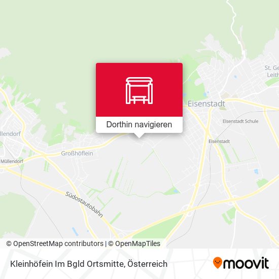 Kleinhöfein Im Bgld Ortsmitte Karte