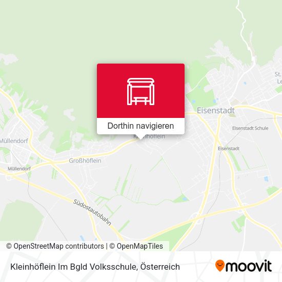 Kleinhöflein Im Bgld Volksschule Karte