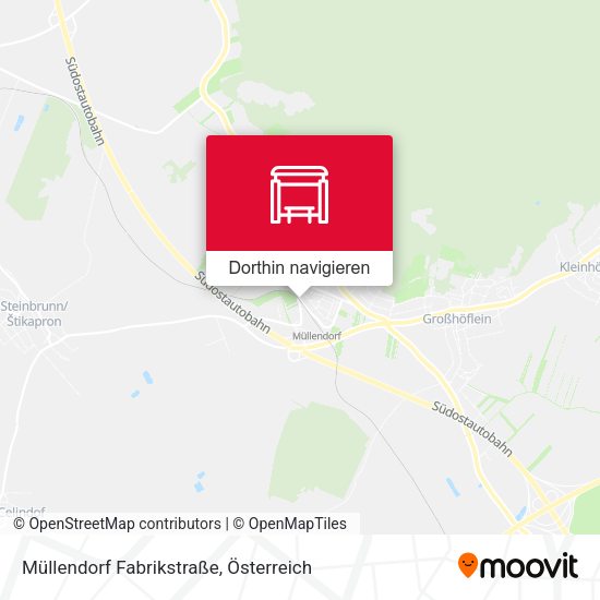 Müllendorf Fabrikstraße Karte