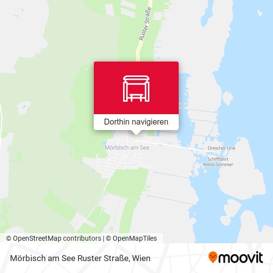 Mörbisch am See Ruster Straße Karte