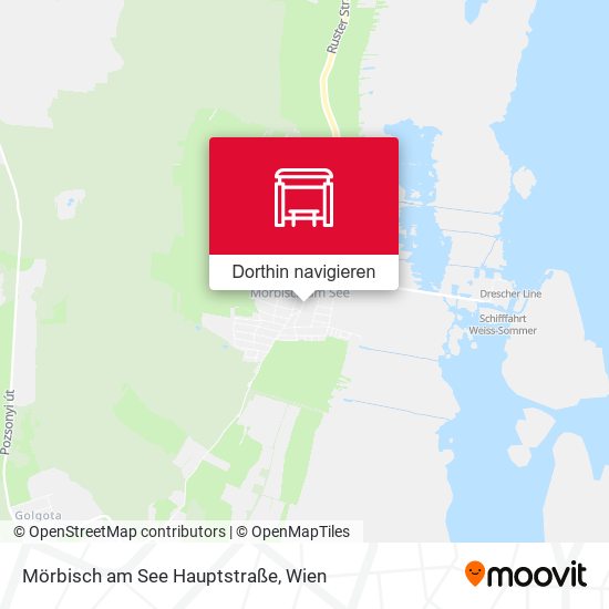 Mörbisch am See Hauptstraße Karte