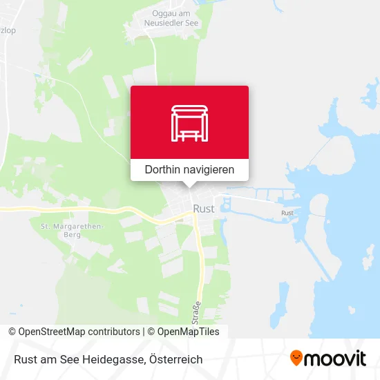 Rust am See Heidegasse Karte