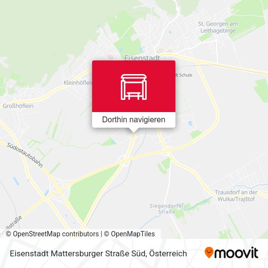 Eisenstadt Mattersburger Straße Süd Karte