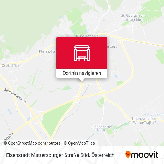 Eisenstadt Mattersburger Straße Süd Karte