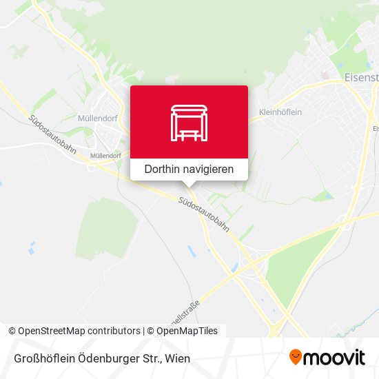Großhöflein Ödenburger Str. Karte